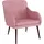 vidaXL Sessel Rosa Samt 63,6 x 76 x 80 cm Rosa