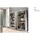 BIZZOTTO Regal 37 x 200 x 100 cm Grau