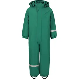 ZigZag Schneeoverall "Vally", Mädchen, Gr. 98, EURO-Größen, dunkelgrün, silberfarben, 100% Polyester, lang, ohne Ausschnitt, Overalls, mit wasser- und winddichter TPU-Membran