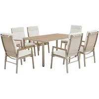 stilvora Gartenlounge-Set 7-tlg. Beige