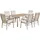 stilvora Gartenlounge-Set 7-tlg. Beige