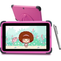 CWOWDEFU Tablet (8", 32 GB, Android 11.0, HD-Display Kinder 32 GB, Elternkontrolle für Kinder von 3 bis 7 Jahren) rosa