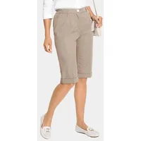 GOLDNER Bermuda-Baumwollhose Carla Beige 23
