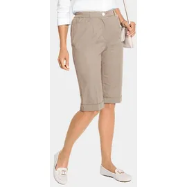 GOLDNER Bermuda-Baumwollhose Carla Beige 23
