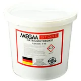 Megaa store Natriumhydroxid Flocken | 1kg bis 25kg | Ätznatron Kaustisches Soda Reiniger Rohrreiniger Desinfektion Seifenherstellung NaOH