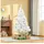 Homcom Künstlicher Weihnachtsbaum Weiß 180 cm