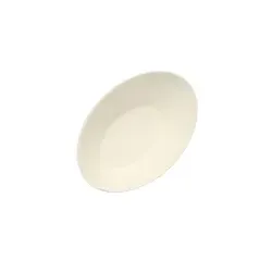 Papstar Fingerfood Schalen, Zuckerrohr, Eiform, 20 ml, Nachhaltige Fingerfood Schalen aus Zuckerrohr für ansprechende Präsentation, 1 Packung = 50 Stück