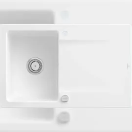 Villeroy & Boch Siluet 45 stone white + Excenterbetätigung