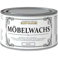 Rust Oleum Kreidefarbe-Möbelwachs Weiß 0,4 l