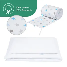 Waldin Babybett Kinderbett 7in1 mit Matratze,
