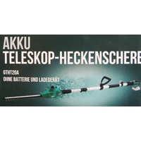 Ferrex Akku Teleskop Heckenschere Heckenschneider 4m ohne Akku Ladegerät  NEU