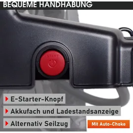 Brast Benzin Rasenmäher 19224 ESTART SPEED
