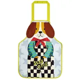 Ulster Weavers Kochschürze Dexter Dog, (1-tlg), Baumwolle mit PVC-Überzug ca.42x57cm Kinderschürze Bastel-/Malschürze bunt