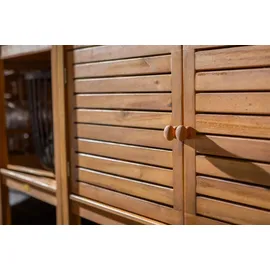 Dehner Outdoor-Küche Schrank, Southampton ca. B100/H90/T50 cm, Hellbraun