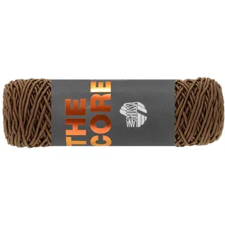 LANA GROSSA The Core | Stabiles, umwickeltes Baumwollgarn - ideal für Dekoartikel & Taschen | Handstrickgarn aus 50% Baumwolle & 50% Polyester | 100g Wolle zum Stricken & Häkeln | 85m Garn FB14