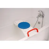 LUXUS Badewannenbrett MIT DREHSCHEIBE 72,5 cm Haltegriff 150 kg sicheres Duschen