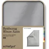 schlafgut Woven Satin grau 140 x 200 cm + 1 x 135 x 200 cm