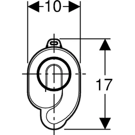 Geberit Urinalgeruchsverschluss 152950111