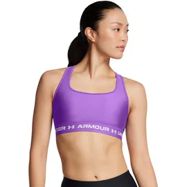 Under Armour Damen Crossback Mid Bra Sport-BH, Undurchsichtige, (525) Lavish/Lavish/White, small - S