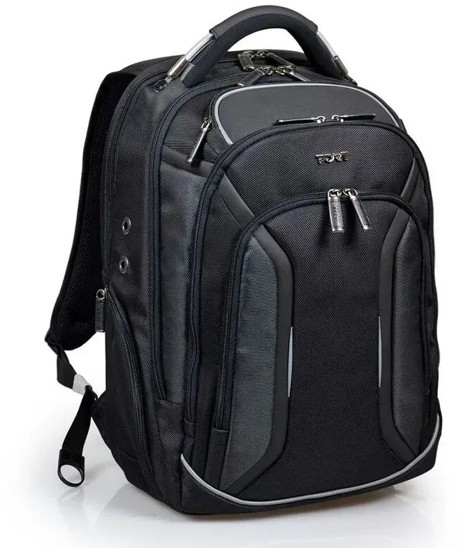 Port Designs Melbourne Rucksack Lässiger Rucksack Schwarz Polyester