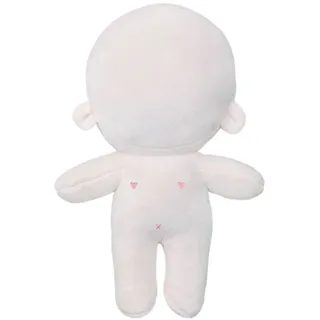 niannyyhouse Plüschpuppen, 10 cm, 15 cm, 20 cm, Humanoide Stofftiere, Anziehsachen, Tragbare Kleidung (20cm Normaler Körper Mit Stickerei Mit Skelett)