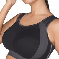 Anita Anita, Sport-BH, für große Größen Extreme control plus Sport BH (85 K), Schwarz, 85 K