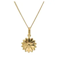 Bella Carina Kette mit Anhänger Anhänger Blume mit Kette 585 Gold 14 Karat, 585 Gold, 14 Karat 50