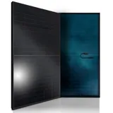 SUNNIVA Solarmodul Solarpanele - FULL BLACK Bifazial Glas/Glas 460 Watt, (PV Panel - PMax 460W Bifacial Solar modul n-type, geeignet für Balkonkraftwerk, IP68, Photovoltaik, 1-St) schwarz