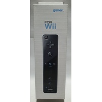 Gamer Wii Remote Plus Controller Black for Nitnendo Wii incl. Wii Remote Jacket