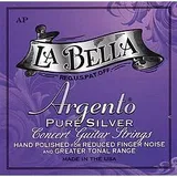 LA BELLA Argento Pure Silver Hand Polished, Edle Saiten für klassische Gitarre
