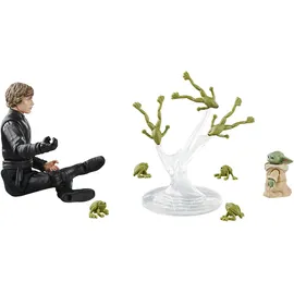 Hasbro Star Wars: The Book of Boba Fett Vintage Collection Figuren Luke Skywalker & Grogu 10 cm