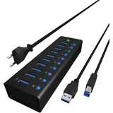 Icy Box IB-AC6110 10-Port USB 3.0 Hub