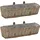 vidaXL Balkon-Blumentöpfe 60 x 18 x 13 cm braun 2 St.