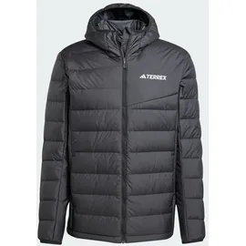 adidas Terrex Multi Light Down CLIMAWARM Hooded Jacket, Black, XL