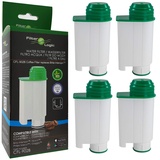 Filterlogic CFL-902B | 4er Pack - Wasserfilter kompatibel mit Philips Saeco CA6702/10 CA6702/00 CA6702 Brita Intenza+ Wasserfilterkartusche Wasserfilterpatrone für Kaffeevollautomat Kaffeemaschine