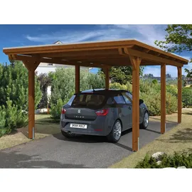 SKANHOLZ Emsland 3,54 x 6,04 m nussbaum