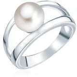 VALERO PEARLS Ring aus Sterling Silber mit Süßwasser-Zuchtperle in silber | Gr.: 50