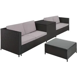 Tectake tectake® Rattan Lounge Siena