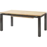 Diamond Garden Porto Ausziehtisch 170-270 x 90 x 77,5 cm Dunkelgrau/Recycled Teak