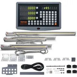 VEVOR Digitalanzeige 400/450/950mm Linearskala 3-Achsen-DRO-Display-Kit