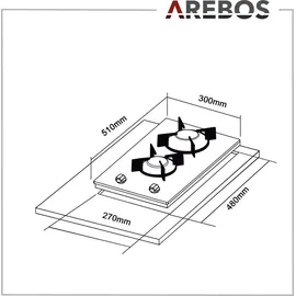 Arebos AR-HE-GH30CM