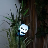 ETC Shop LED Solar Steck Leuchte Panda Bär Garten