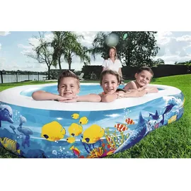 BESTWAY Family Pool Sea Ground 262 x 157 x 46 cm