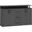 Die Möbelfundgrube Highboard 139 x 90 x 34 cm Anthrazit