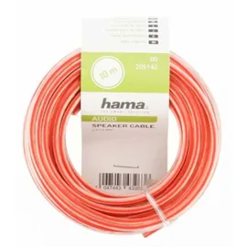 Hama Lautsprecherkabel 2 x 1,5 mm2 Transparent