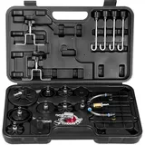 Vevor Brake Master Entlüfterset 12-tlg. professionelles Bremsentlüfter-Adapterset mit komplettem Set und Griff, langlebiger Bremsentlüfteradapter zum Befüllen der Bremsflüssigkeit
