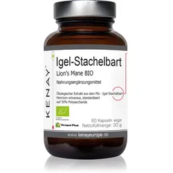 Kenay Igel-Stachelbart Lion ́s mane BIO Kapseln für ein psychisches und physisches Gleichgewicht 60 KAP