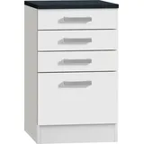 OPTIFIT Unterschrank »Odense«, 50 cm breit, 50 cm tief, mit 3 Schubkästen und 1 Auszug