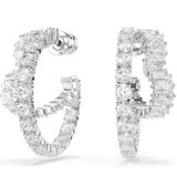 Swarovski Creolen Matrix Weiß 5705748 rhodiniert
