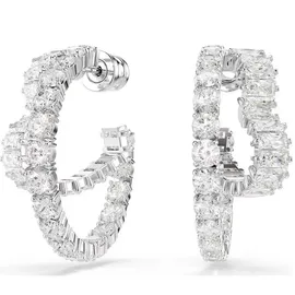 Swarovski Creolen Matrix Weiß 5705748 rhodiniert